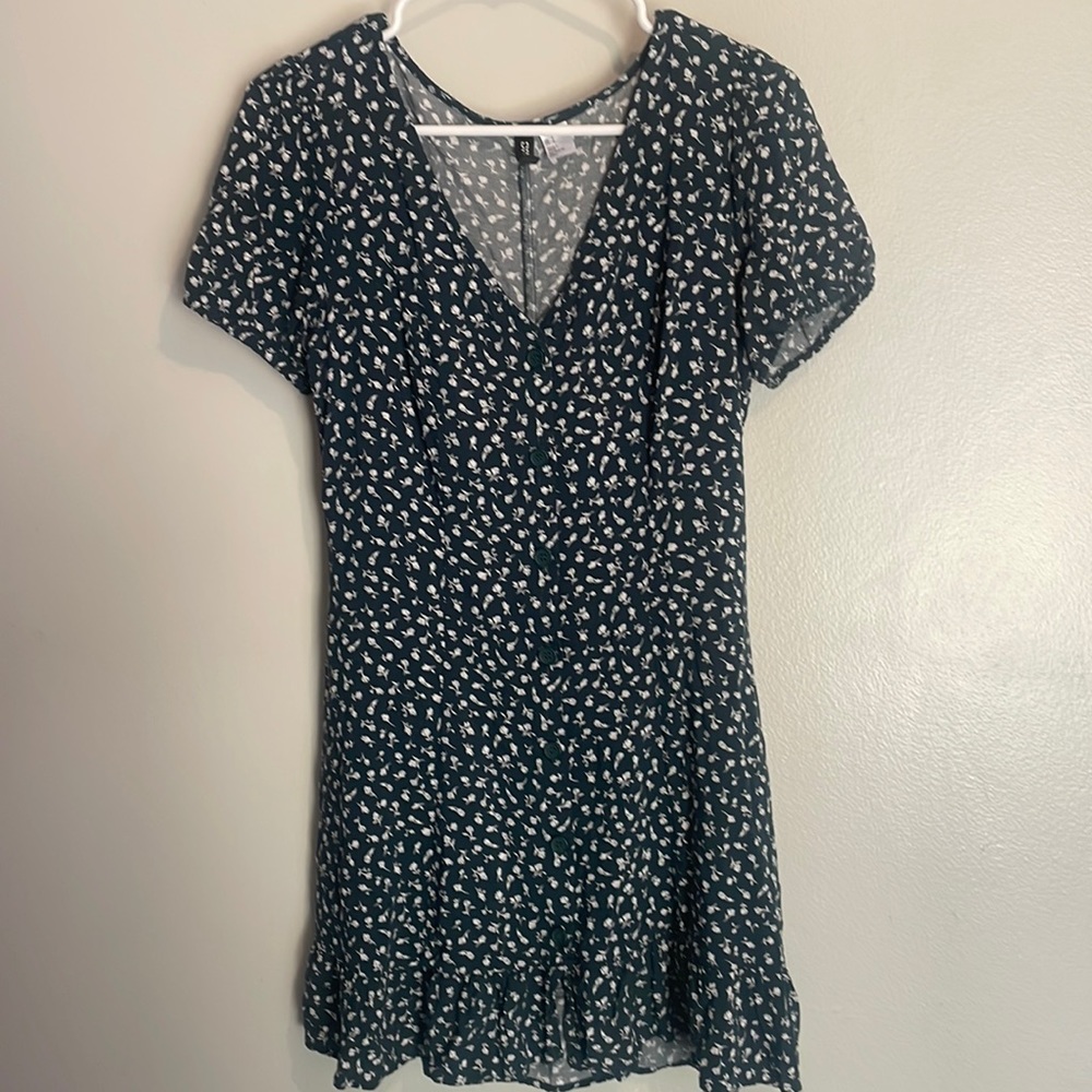 Dark Green Divided by H&M Shirtdress Size 8